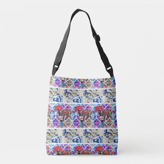 Portugal Crossbody Bag Tragetaschen Mit Langen Trägern (Rückseite)