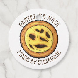 Portugal Custard Egg Tart Pastel Pastéis de Nata Geschenkanhänger