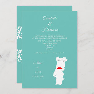 Portugal Destination Mariage Invitation