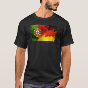 Portugal Deutschland Fusionsfußball Sport Wettbewe T-Shirt