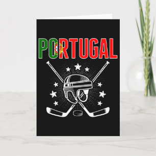 Portugal Eis-Hockey-Liebhaber-Trikot - Portugiesis Karte