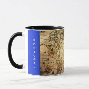 Portugal-Erforschungs-Karten-Tasse Tasse
