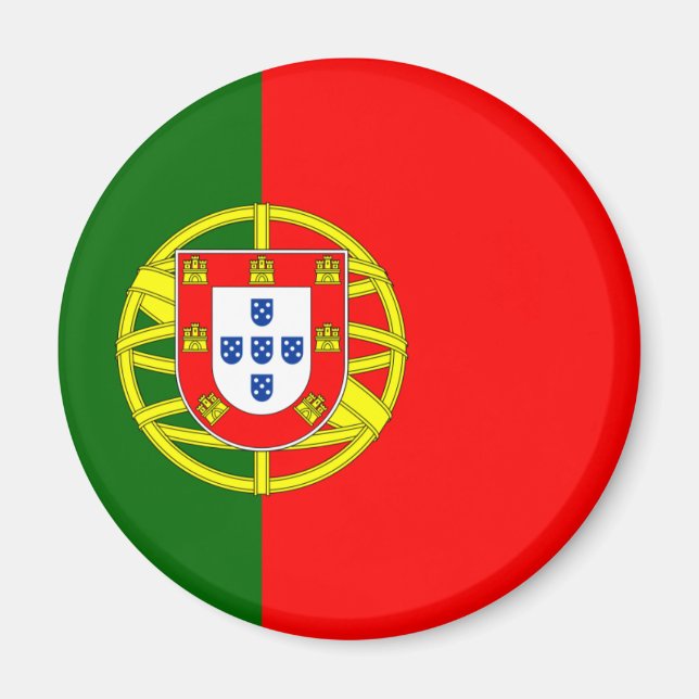 Portugal Flag Magnet (Vorne)