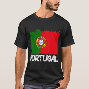 Portugal Flag Retro Vintage T-Shirt