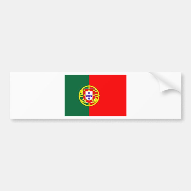Portugal-Flagge Autoaufkleber (Vorne)