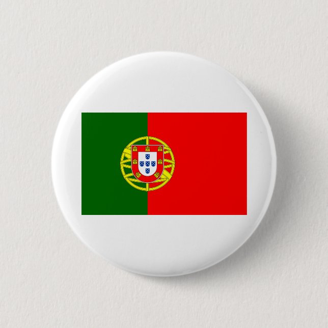 Portugal-Flagge Button (Vorderseite)