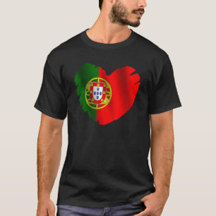 Portugal - Flagge für Herzform Portugal T-Shirt