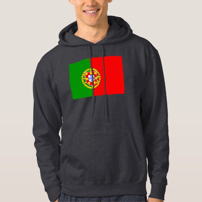 Portugal-Flagge Hoodie (Vorderseite)