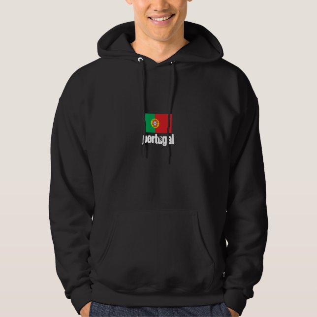 Portugal-Flagge Hoodie (Vorderseite)