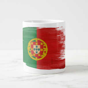 Portugal-Flagge Jumbo-Tasse