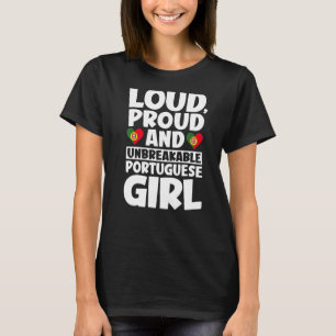 Portugal - Flagge - Portugiesische Männer und Frau T-Shirt