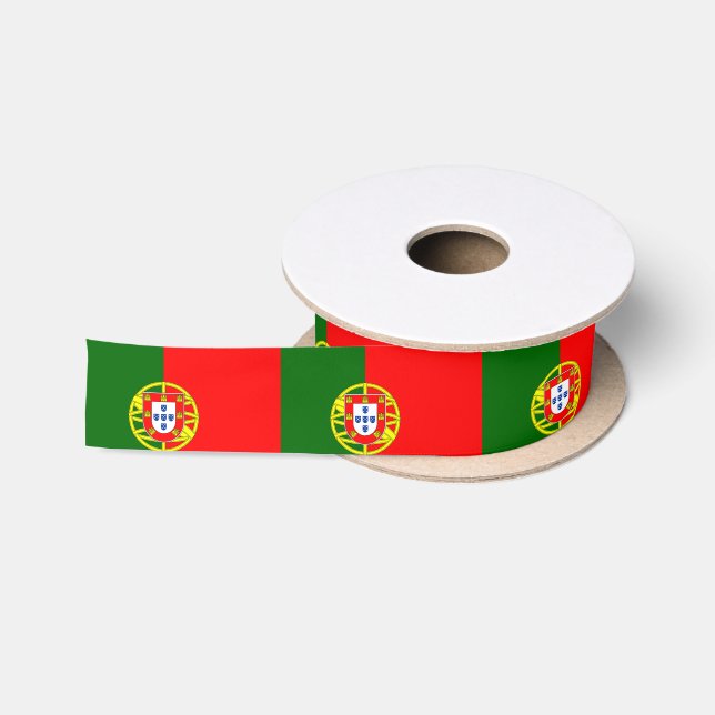 Portugal-Flagge Satinband (Spule)