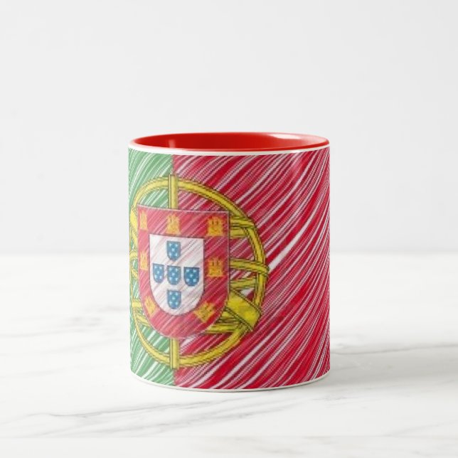 Portugal-Flagge Tasse (Mittel)