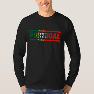 Portugal-Flaggen-Buchstaben Es ist in meiner DNA T-Shirt