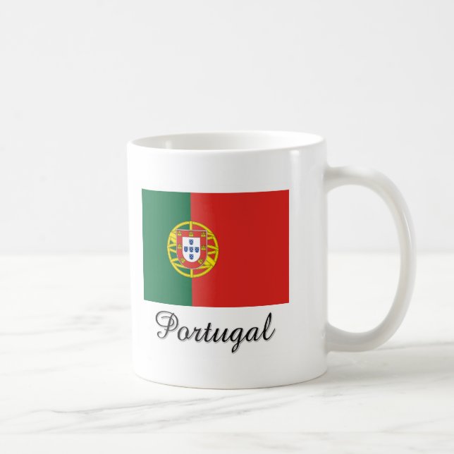 Portugal-Flaggen-Entwurf Kaffeetasse (Rechts)