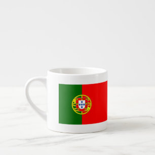Portugal-Flaggen-kundenspezifische Espresso-Schale Espressotasse