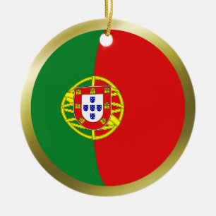 Portugal Flaggen-Ornament Keramik Ornament