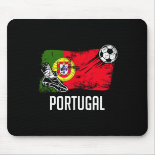 Portugal Flaggen Trikot Portugiesische Fußballmann Mousepad
