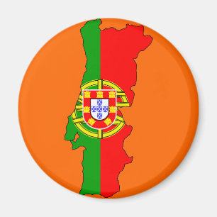Portugal-Flaggenkarte Magnet