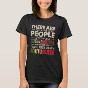 Portugal Flaggenkleid Portugiesische Mädchen und F T-Shirt