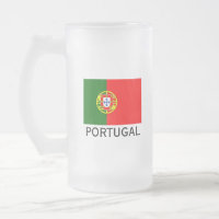 Portugal-Flaggenkundenspezifische Glasbier