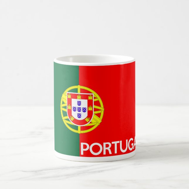 Portugal-Flaggenland-Textname Kaffeetasse (Mittel)