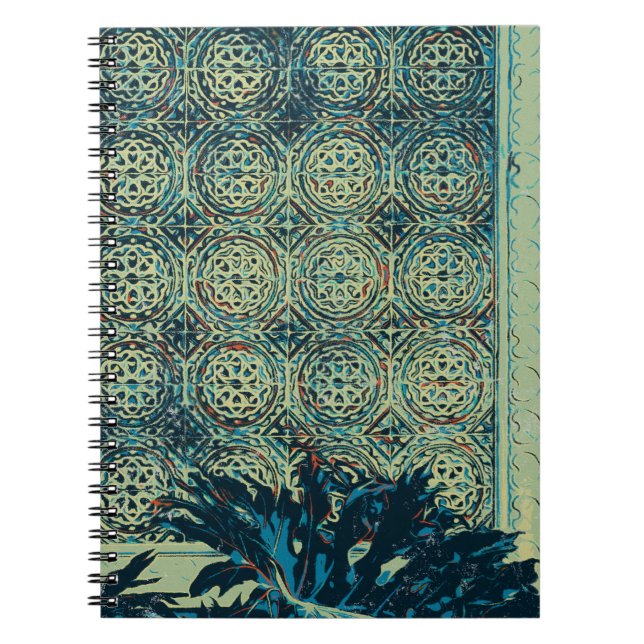 Portugal - Fliesen Sintra Azulejos Notizblock (Vorderseite)