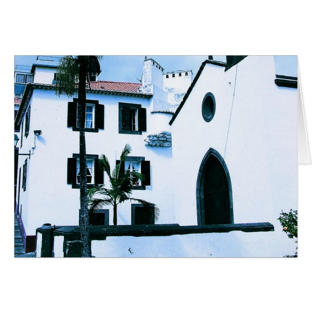 (PORTUGAL) Funchal-Karte (Vorderseite (Horizontal))