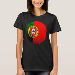 Portugal Fußball National Ball Portugal Flag Footb T-Shirt