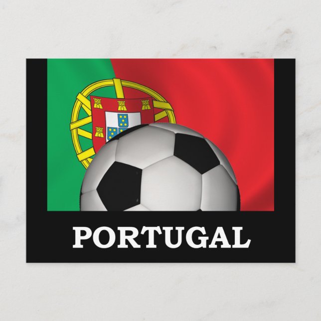 Portugal Fußball Postkarte (Vorderseite)