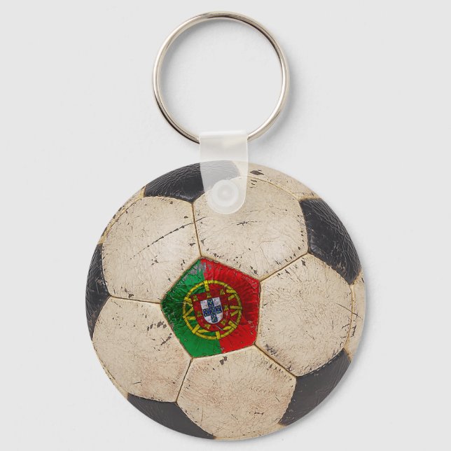 Portugal Fußball Schlüsselanhänger (Vorderseite)