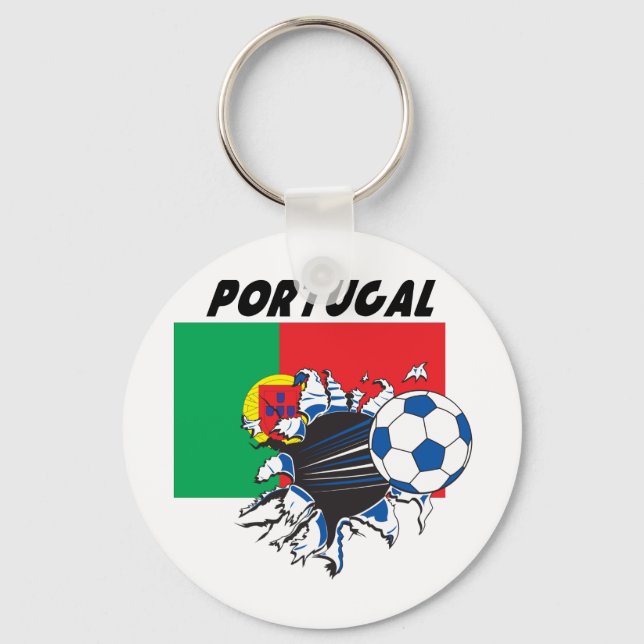 Portugal Fußball Swag Schlüsselanhänger (Vorderseite)