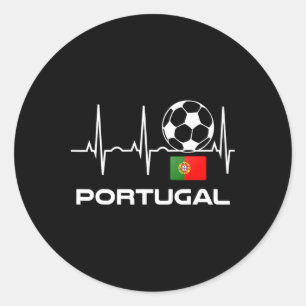 Portugal Fußballtrikot Portugiesisch Futebol Gesch Runder Aufkleber