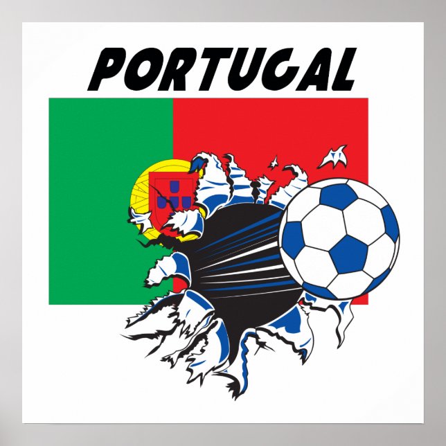 Portugal Futbol Soccer Poster (Vorne)