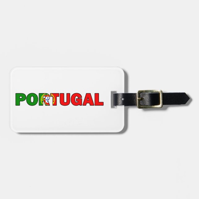 Portugal Gepäckanhänger (Vorderseite horizontal)