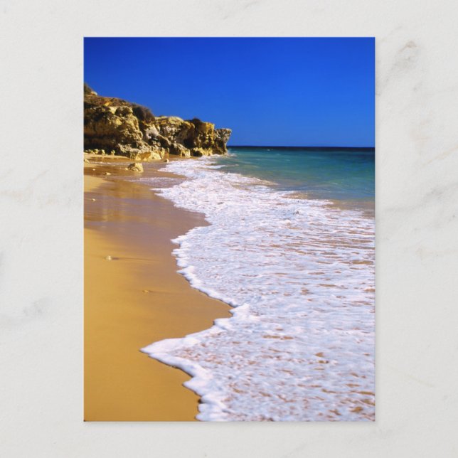 Portugal goldener Strand Postkarte (Vorderseite)