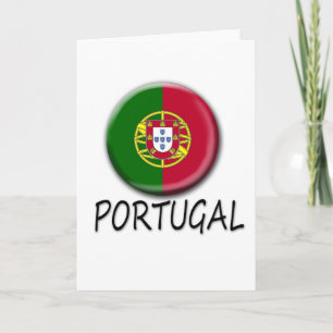 Portugal-Gruß-Karte Karte