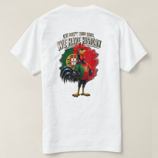 Portugal Hahn Fußball Fan Lustiges T-Shirt