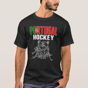 Portugal Ice Hockey Fans Portugiesische Hockey Tea T-Shirt