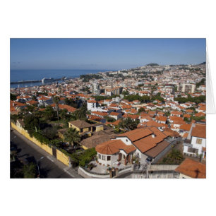 Portugal, île de Madère, Funchal. Téléphérique