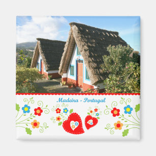 Portugal in Fotos - Insel Madeira Magnet