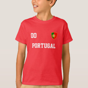 Portugal Individuelle Name und Nummer Fußball Jers T-Shirt