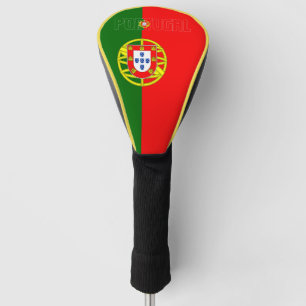 Portugal Inschrift Flagge Rot Grün Wappen G Golf Headcover