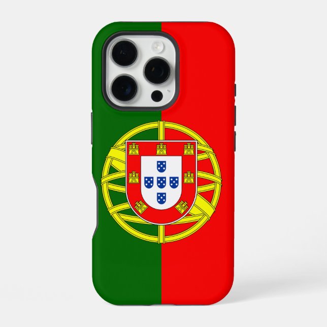 Portugal iPhone 16 Pro Hülle (Rückseite)