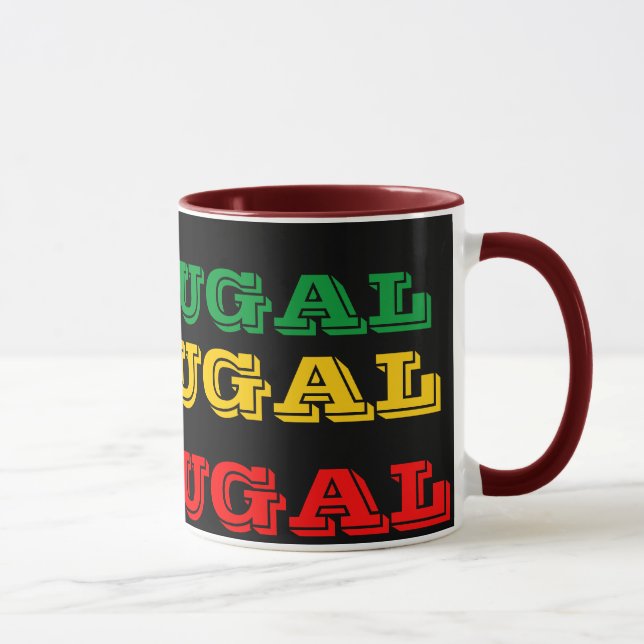 Portugal-Kaffee-Tee-Tasse Caneca De Portugal Tasse (Rechts)