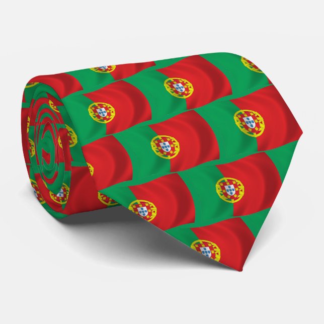 Portugal Krawatte der Flagge (Gerollt)