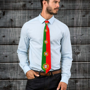 Portugal Krawatte, Patriotische Mode, portugiesisc Krawatte