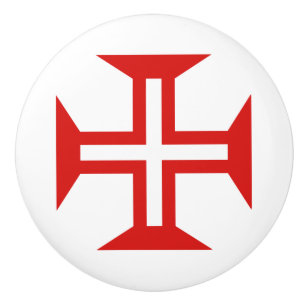 Portugal-Landkreuz-Flaggensymbol Keramikknauf