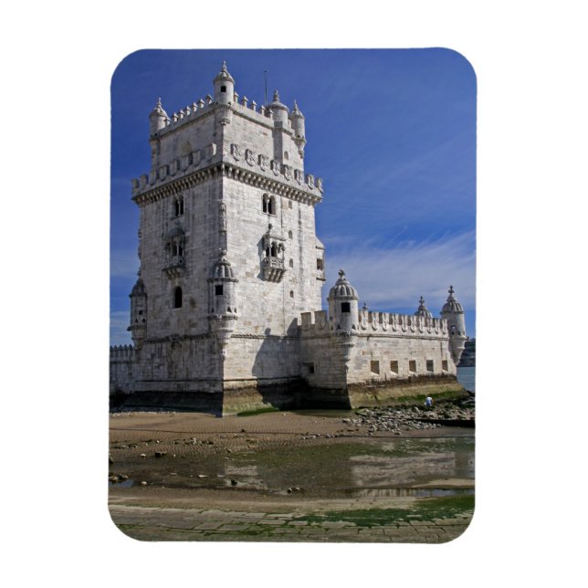 Portugal, Lissabon. Belem Tower, eine UNESCO-Welt Magnet (Vertikal)