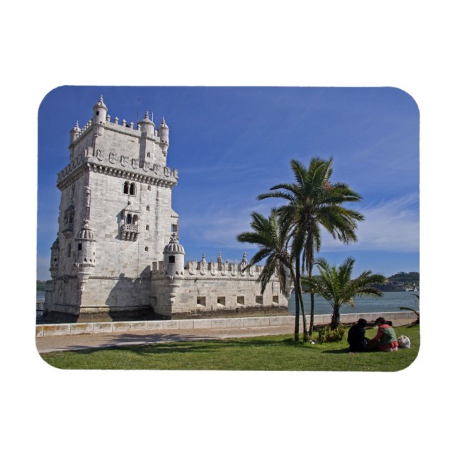 Portugal, Lissabon. Belem Tower, eine UNESCO-Welt  Magnet (Horizontal)